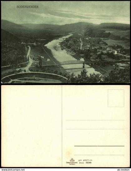 Ansichtskarte Bodenwerder-Bodenwerder-Polle Panorama-Ansicht 1910