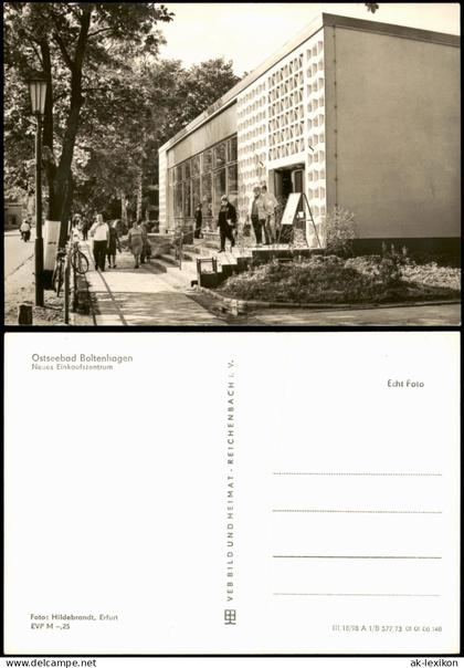 Ansichtskarte Boltenhagen Neues Einkaufszentrum 1973