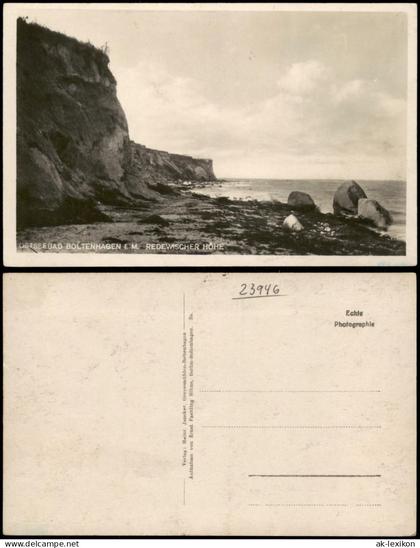 Ansichtskarte Boltenhagen Redewischer Höhe 1940