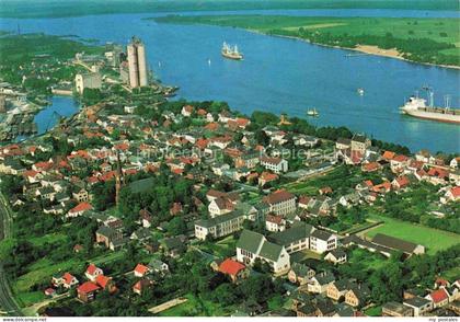 Brake Unterweser Fliegeraufnahme
