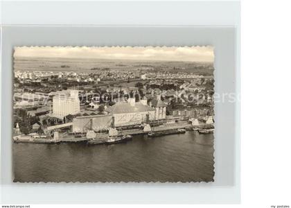 Brake Unterweser Fliegeraufnahme Hafen