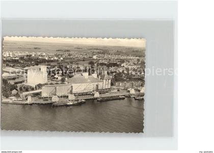 Brake Unterweser Fliegeraufnahme Hafen