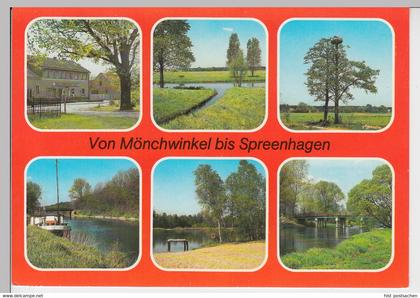(102046) AK Fürstenwalde (Spree), Mehrbildkarte v. Mönchwinkel b. Spreenhagen 19