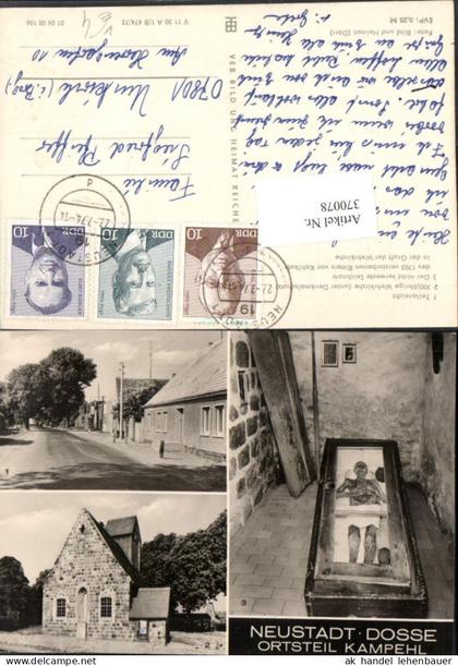 370078,Neustadt an d. Dosse Kampehl Leichnam Wehrkirche Mehrbildkarte pub VEB