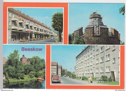 (92246) AK Beeskow, Mehrbildkarte, 1988