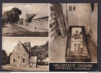 Ansichtskarte Neustadt Dosse Brandenburg Ortsteil Kampehl Wehrkirche