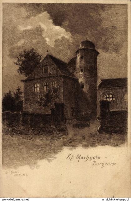 Artiste CPA Kleinmachnow in Brandenburg, Burgruine