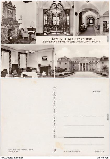 Bärenklau Schenkendöbern Genesungsheim Georgi Dimitroff 1978