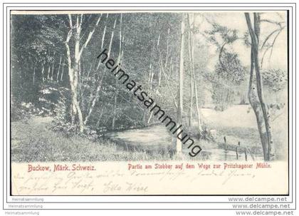 Buckow - Partie am Stobber auf dem Weg zur Pritzhagener Mühle