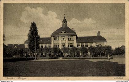 CPA Brieske Senftenberg Niederlausitz, Grube Marga, Schule