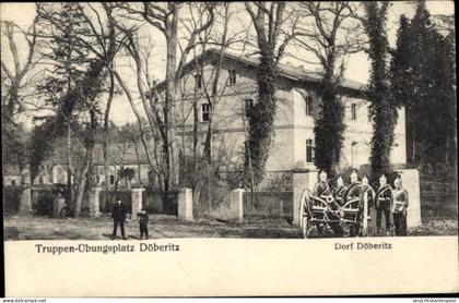 CPA Dallgow Döberitz im Havelland, Truppenübungsplatz, Artillerie, Kanone