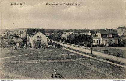 CPA Fredersdorf Vogelsdorf bei Berlin, Panorama, Gartenstraße