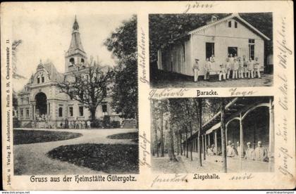 CPA Gütergotz Stahnsdorf Brandenburg, Heimstätte, Baracke, Liegehalle