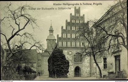 CPA Heiligengrabe in der Prignitz, Kloster Heiligengrabe, Giebel der Blutkapelle und Stiftskirche