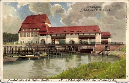 CPA Kleinmachnow in Brandenburg, Teltowkanal, Machnower Schleuse