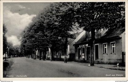 CPA Kletzke Plattenburg in der Prignitz, Dorfstraße