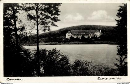 CPA Premnitz im Havelland, Partie am See, Villa, Bäume