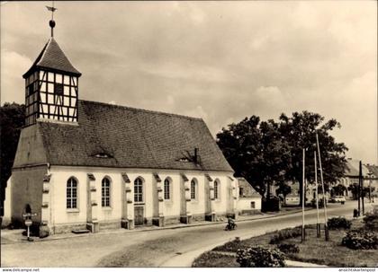 CPA Sonnewalde Niederlausitz, Straßenpartie, Marktplatz, Kirche