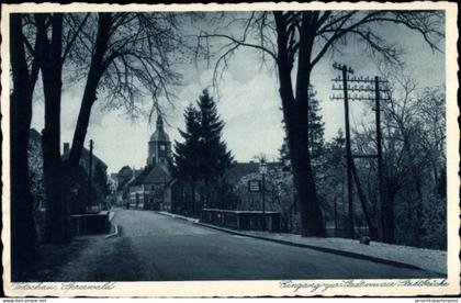 CPA Vetschau im Spreewald, Eingang zur Stadt, Brücke