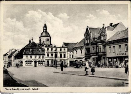 CPA Vetschau im Spreewald, Markt