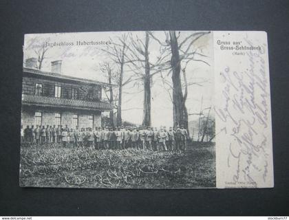 GROSS - SCHÖNEBECK, Mark , Jagdschloss, seltene Ansichtskarte um 1910