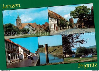 Lenzen Elbe Kirche Orts und Teilansichten