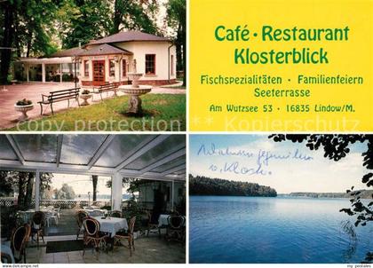 Lindow Mark Cafe Klosterblick