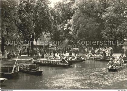 Luebbenau Spreewald Kaehne Anlegestelle