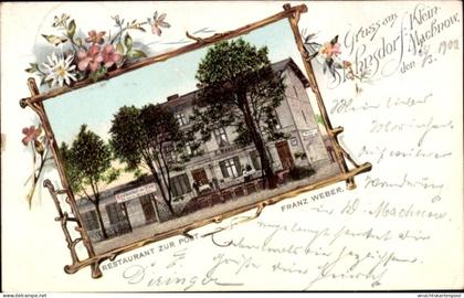 Passepartout CPA Stahnsdorf in Brandenburg, Restaurant zur Post, Franz Weber