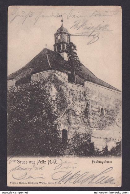Peitz Niederlausitz Brandenburg Ansichtskarte Deutsches Reich n. Cottbus