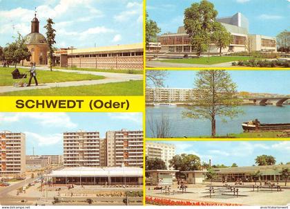 Schwedt (Oder) Teilansichten Mehrbildkarte gl1985 #168.184