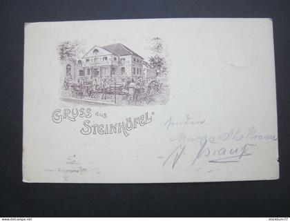 Steinhöfel, Schöne Karte um 1902