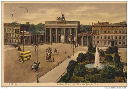 Pariser Platz und Brandenburger Tor