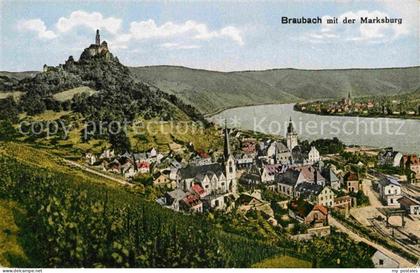 Braubach Rhein Marksburg Panorama
