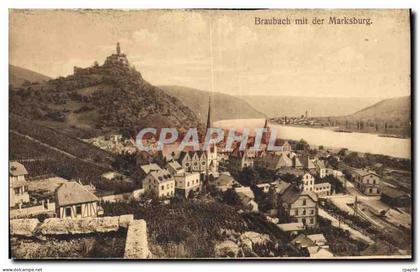CPA Braubach mit der Marksburg