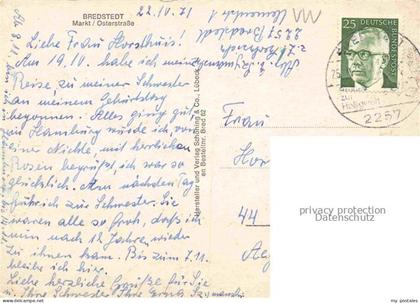 Bredstedt Nordfriesland Schleswig-Holstein Markt Osterstrasse