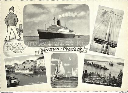 BREMEN  CITY Schiff Bremen Regatta Signalstation