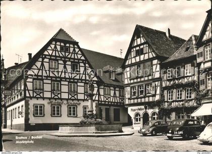 Bretten Baden Marktplatz Autos