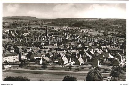 Bretten Baden Panorama Blick von Westen