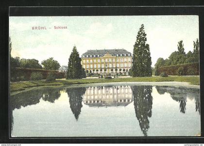 AK Brühl, Blick zum Schloss