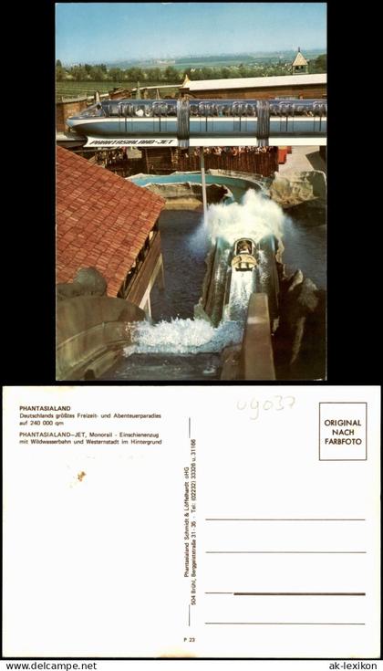 Brühl PHANTASIALAND-JET Monorail Einschienenzug Wildwasserbahn 1975