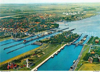 Brunsbuettel Fliegeraufnahme Schleuse des Nord-Ostseekanals