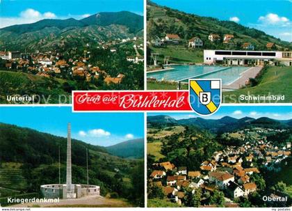 Buehlertal Untertal Schwimmbad Kriegerdenkmal Obertal