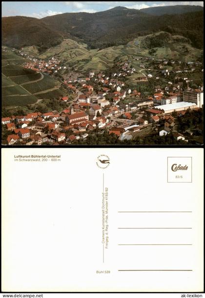 Bühlertal Luftkurort Bühlertal-Untertalim Schwarzwald Umlandansicht 1983