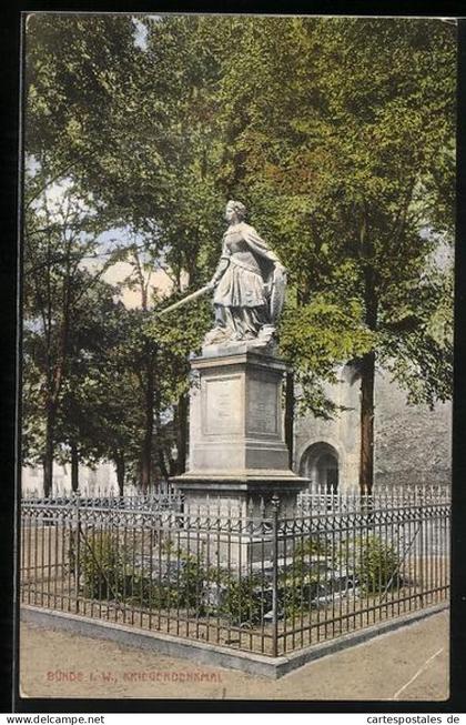 AK Bünde i. W., Kriegerdenkmal