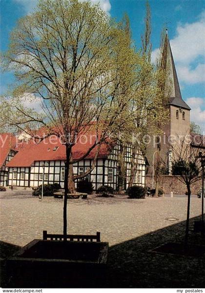 Buende Westfalen Rathausplatz Laurentiuskirche