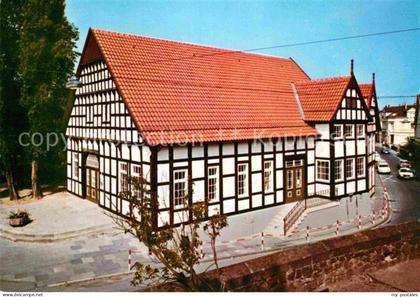 Buende Westfalen Stadtbuecherei Fachwerk