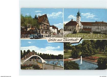 Buerstadt Ansichten Schwimmbad Autos