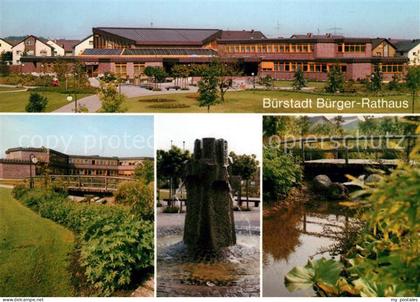 Buerstadt Buerger Rathaus Brunnen Bruecke