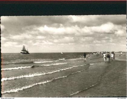 Buesum Nordseebad Buesum Fahrwasser x 1955